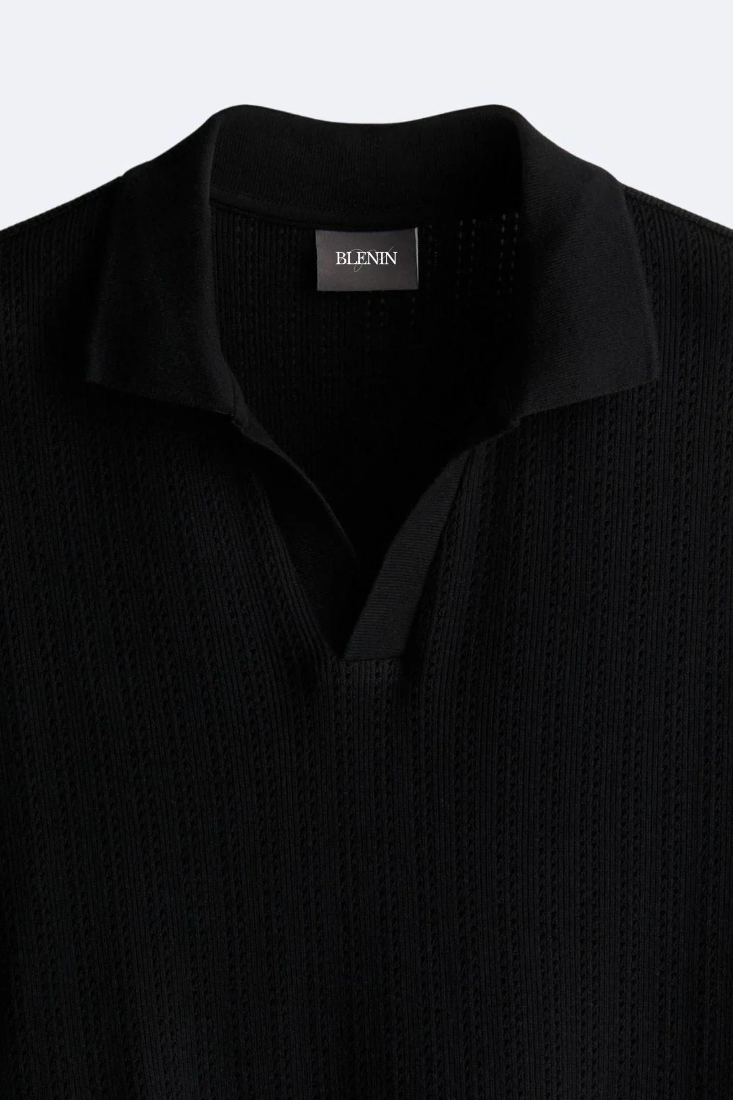 Stilvolles strickpolohemd – herren