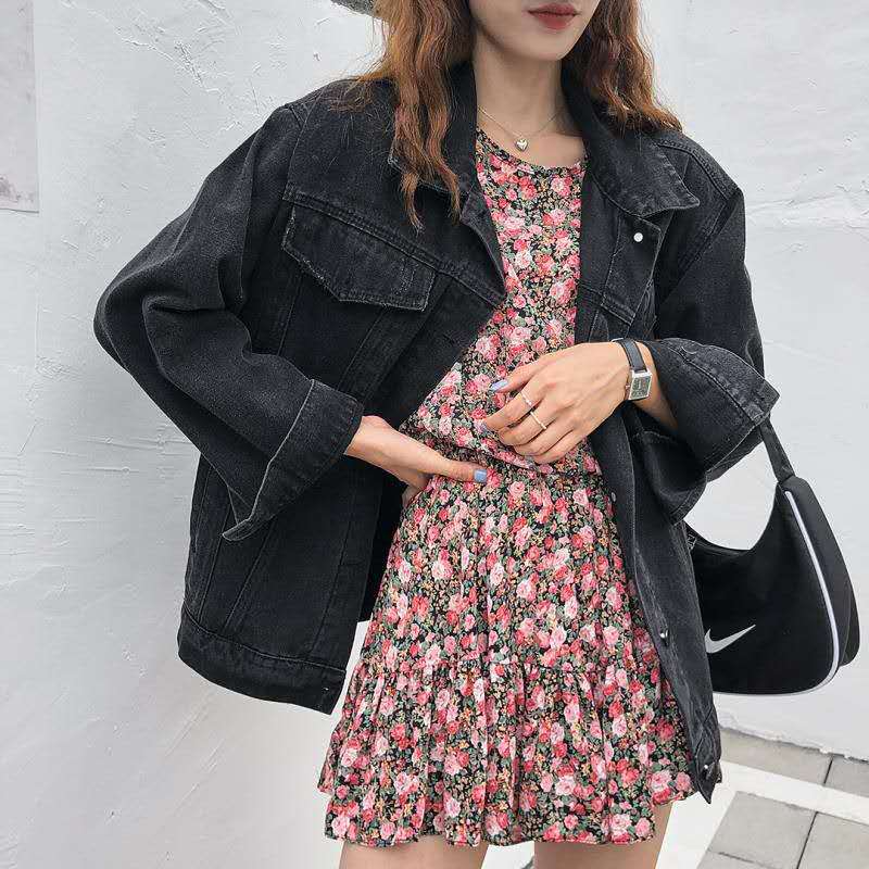 MERLA - Lässige und stylische Jacke im Denim-Look für Frauen