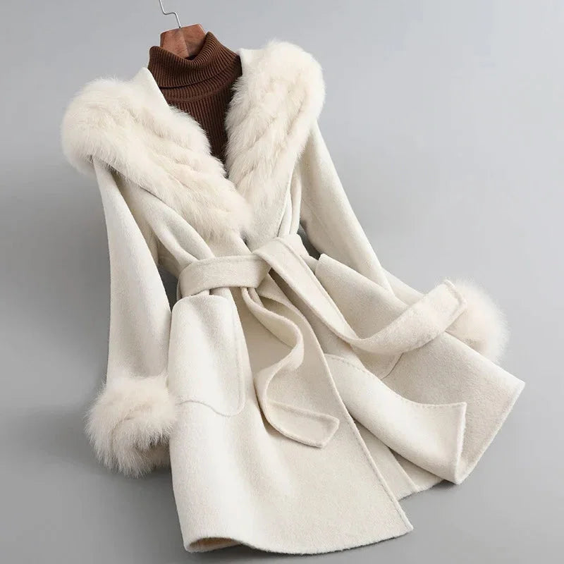 Jasmine – lange verträumte winterjacke