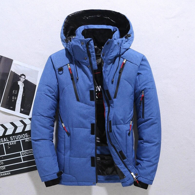 Brand – wattierte winterjacke mit kapuze