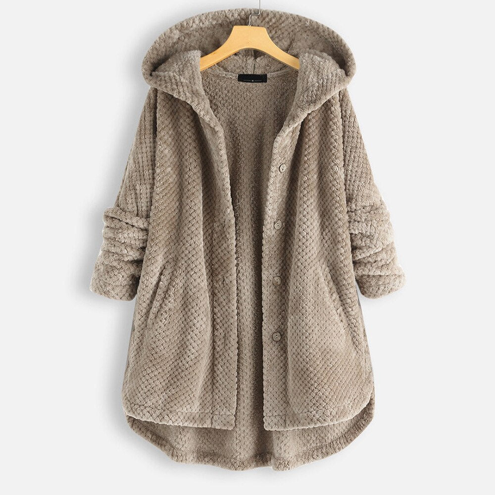 Übergroße kapuzenjacke für frauen - Arabella