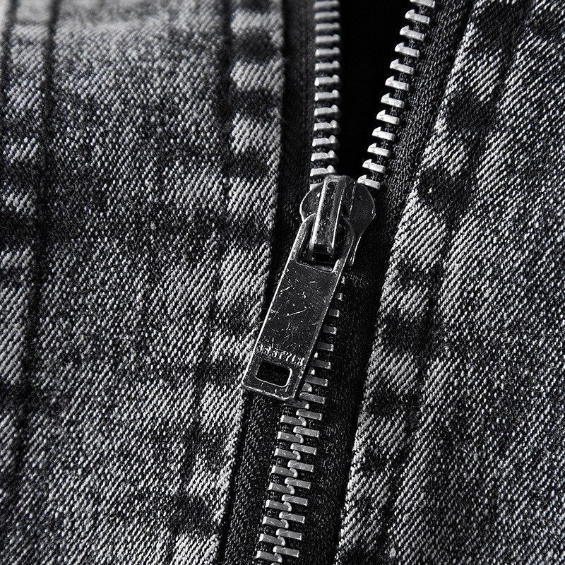 Lässige baumwoll-jeansjacke für herren – Tyrone