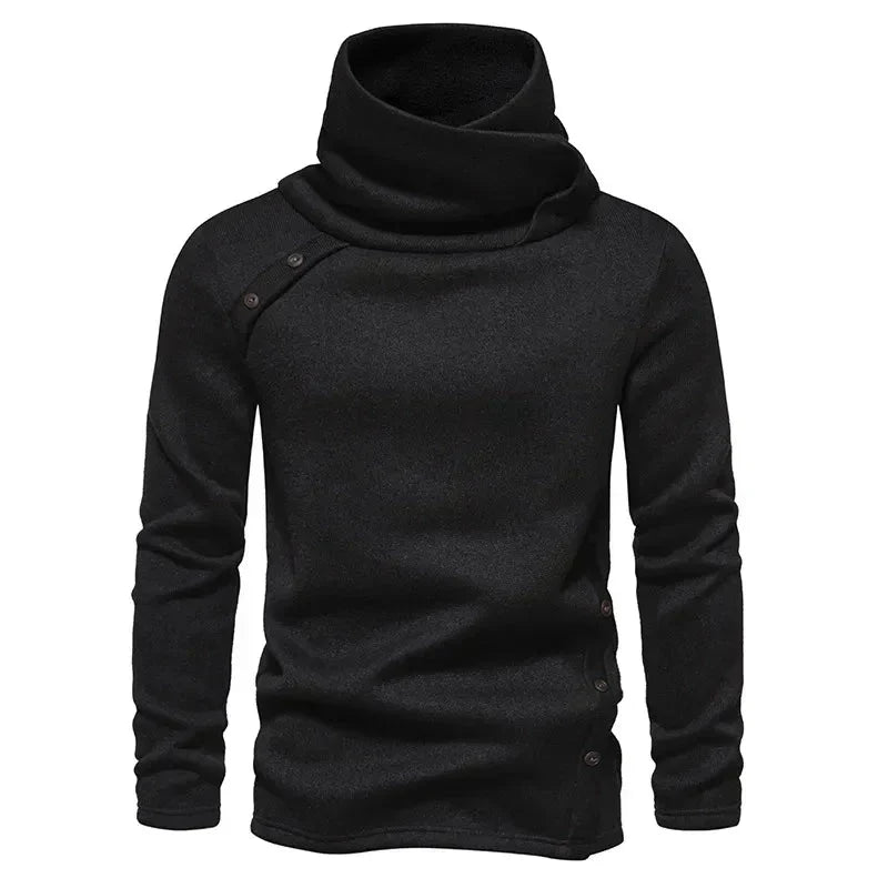 Koda - warmer pullover mit hohem kragen