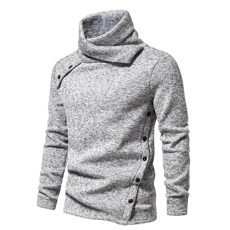Koda - warmer pullover mit hohem kragen
