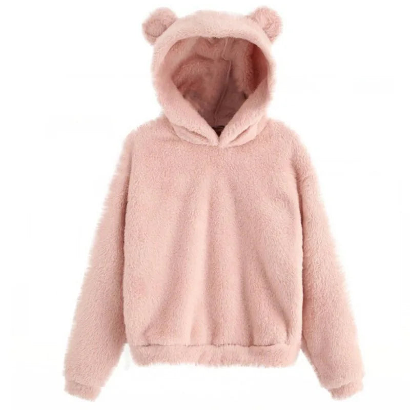 Stylischer bären-kapuzenpulli - Janelle