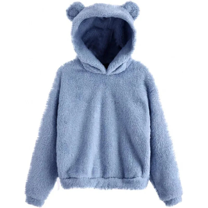 Stylischer bären-kapuzenpulli - Janelle