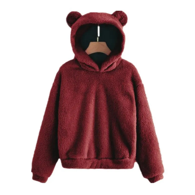 Stylischer bären-kapuzenpulli - Janelle