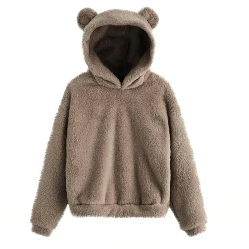 Stylischer bären-kapuzenpulli - Janelle