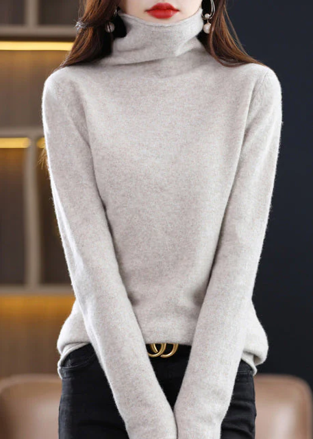 Helena Winter-Chic - rollkragenpullover aus reiner wolle für stilvolle eleganz