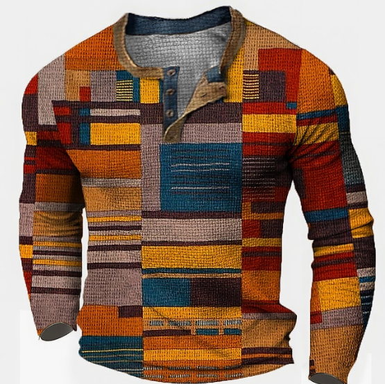 Nathan – stylischer pullover mit waffelstruktur für herren (italienisches design)