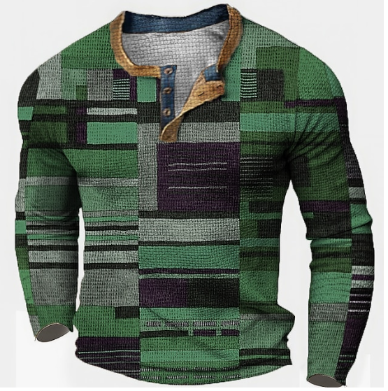 Nathan – stylischer pullover mit waffelstruktur für herren (italienisches design)