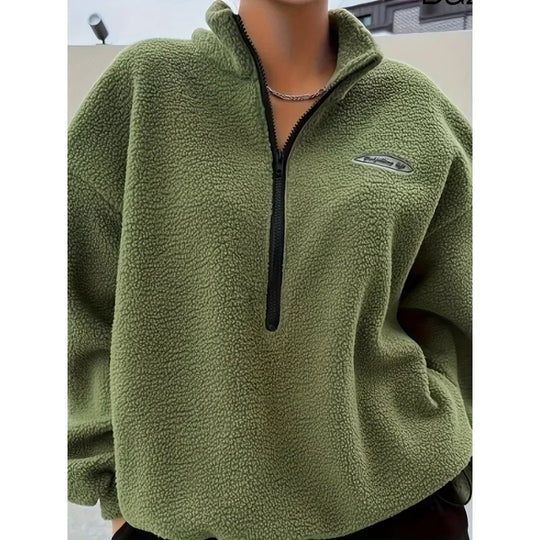 Kate - pullover-sweatshirts mit reißverschluss