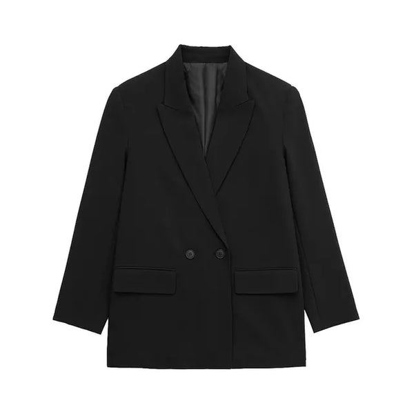 Amiah - eleganter blazer mit langen armeln und strukturiertem design