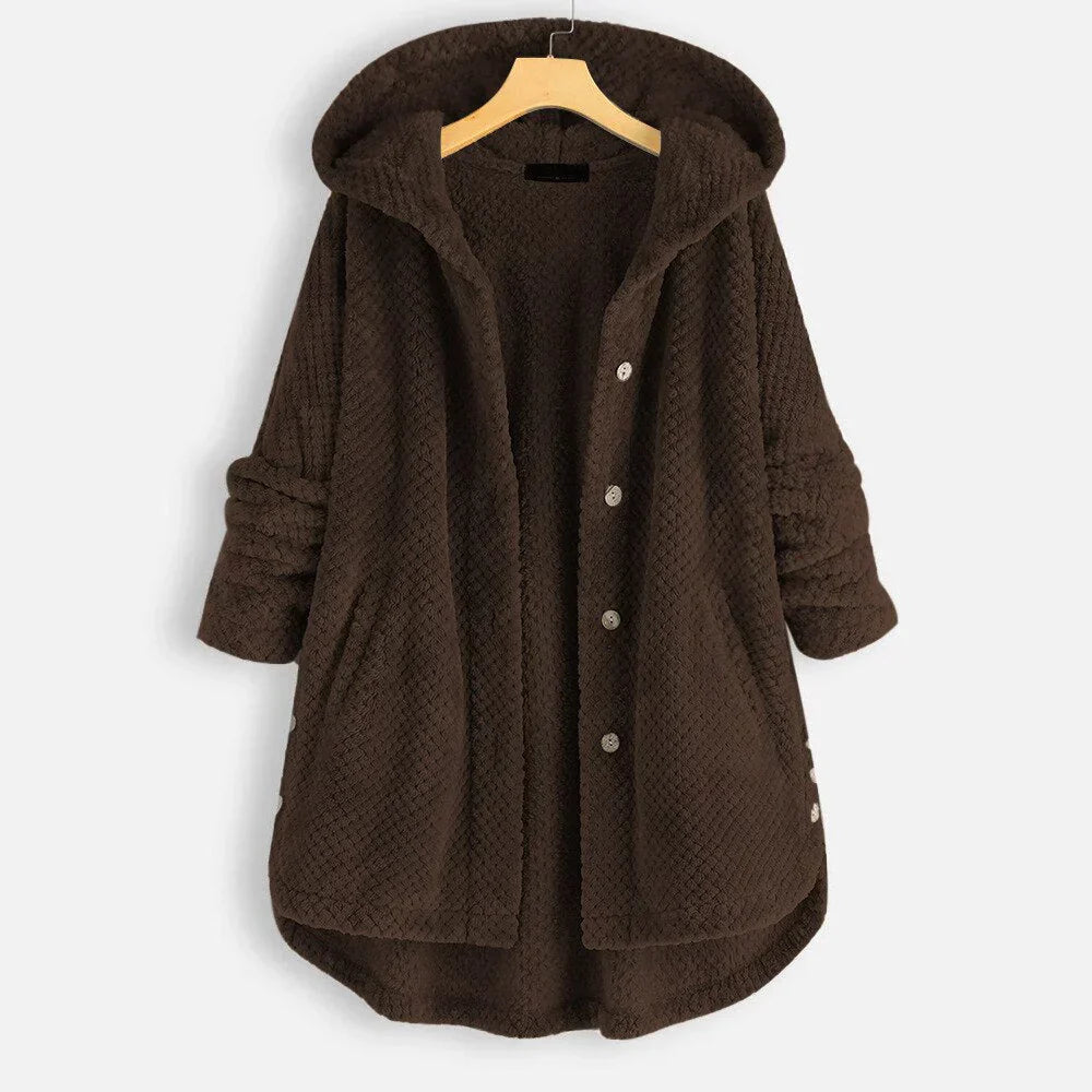 Übergroße kapuzenjacke für frauen - Arabella