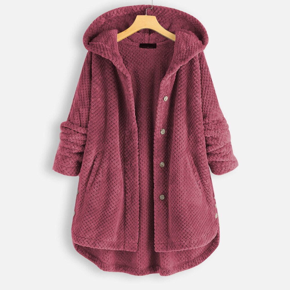 Übergroße kapuzenjacke für frauen - Arabella