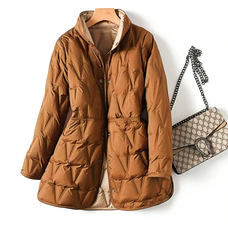 Veerle| modische wattierte damenjacke