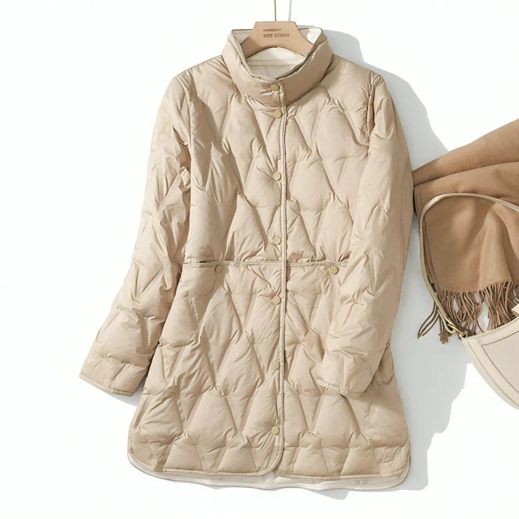 Veerle| modische wattierte damenjacke