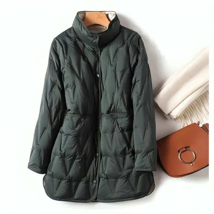 Veerle| modische wattierte damenjacke