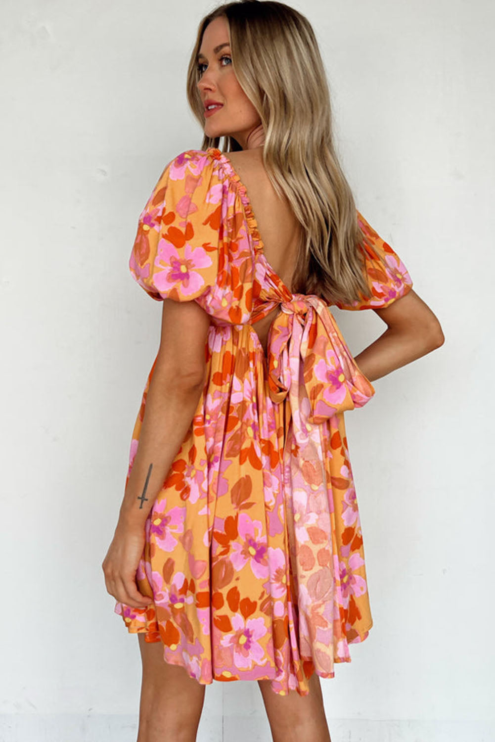 Riya - super stylisches kleid in sommerfarben
