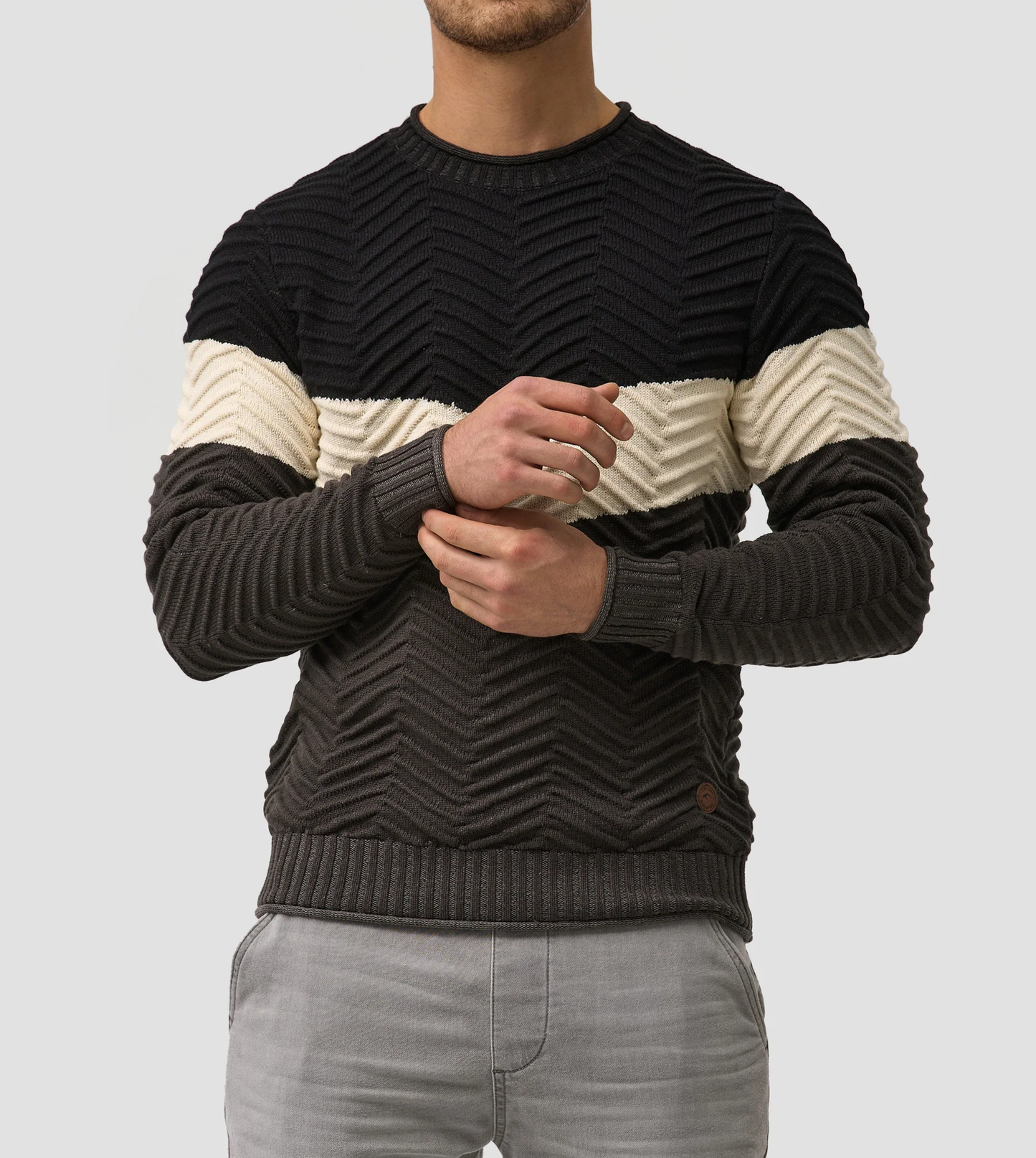 TOMMY - Stylischer Baumwoll-Pullover für Herren (italienisches Design)