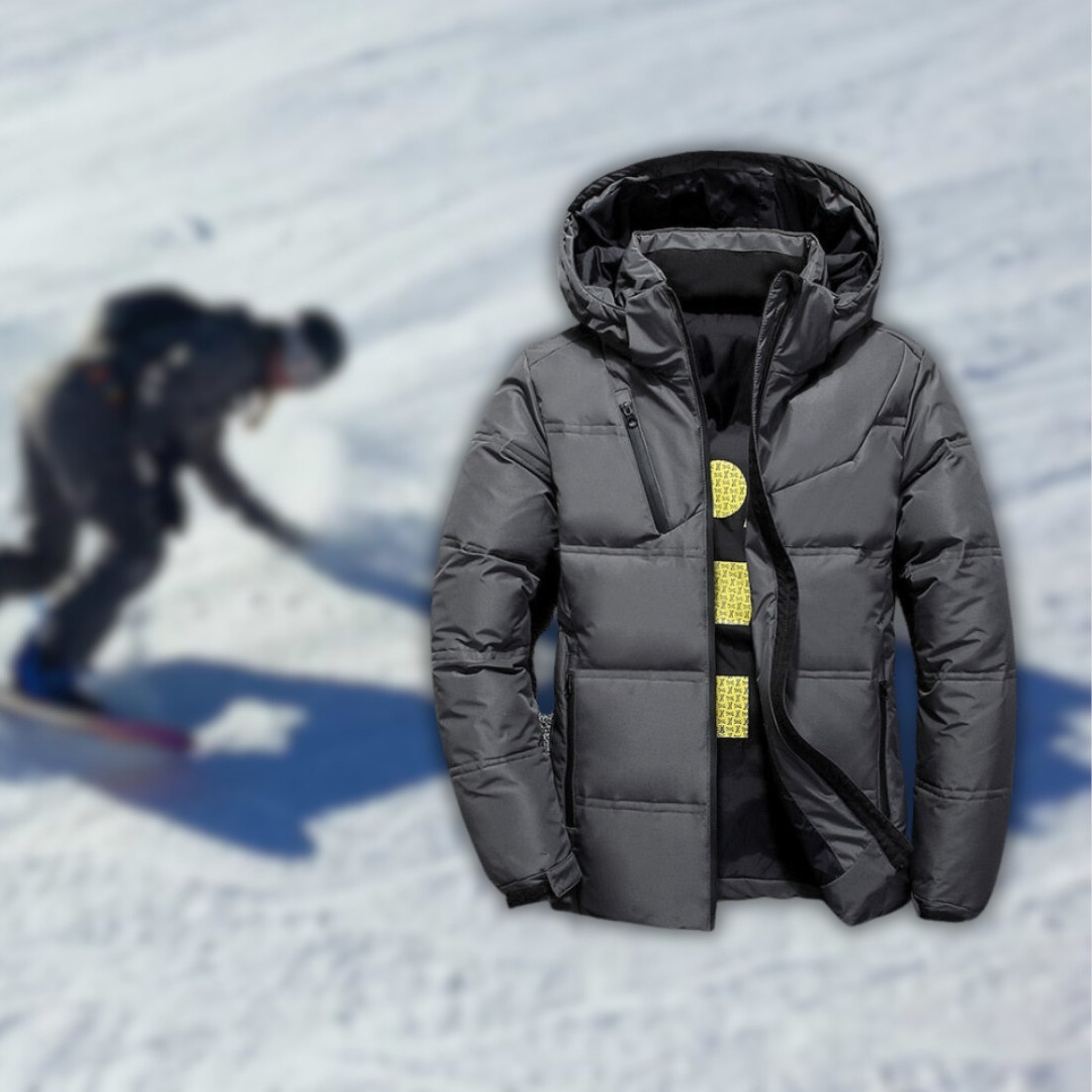 Survan – warm wattierte winterjacke für herren