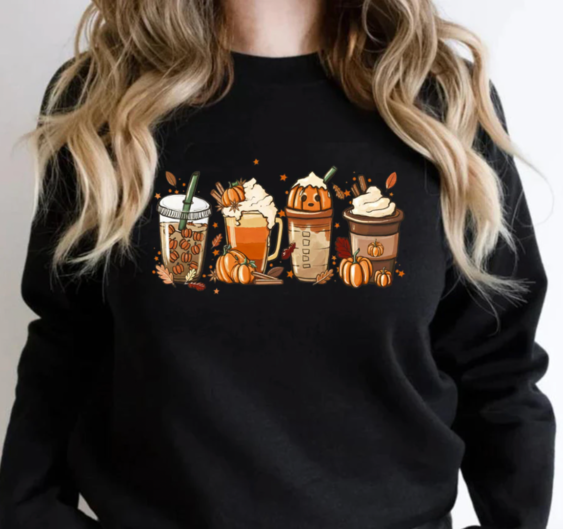 Pumpkin spice - stylischer sweater mit individuellem design