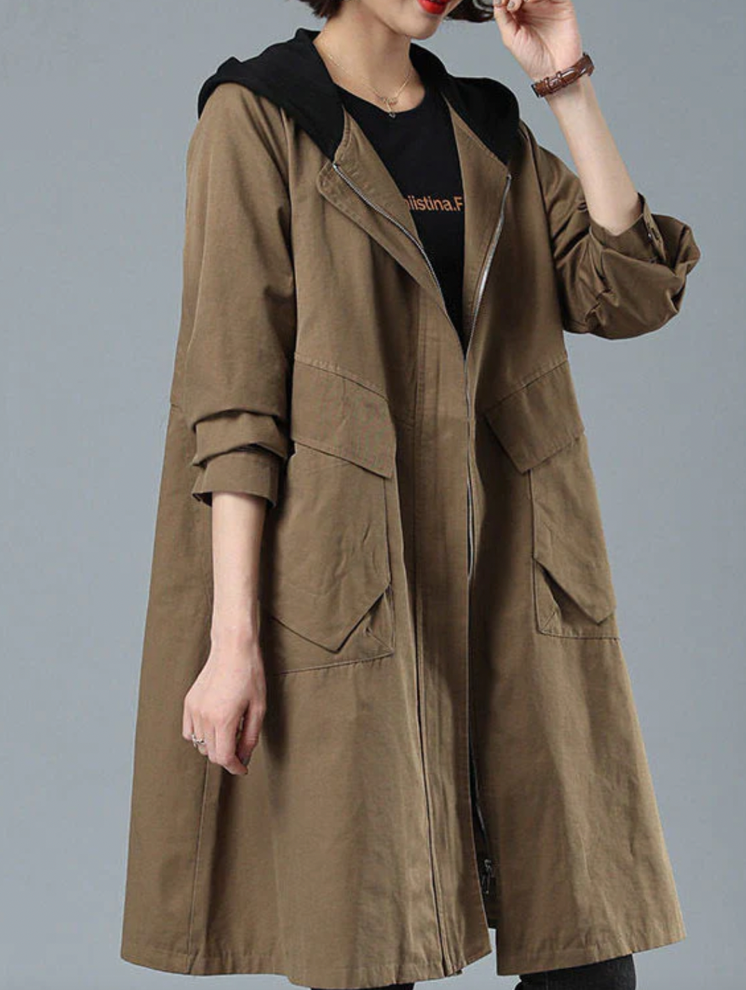 Millas - warme lange jacke für die herbst- und winterzeit