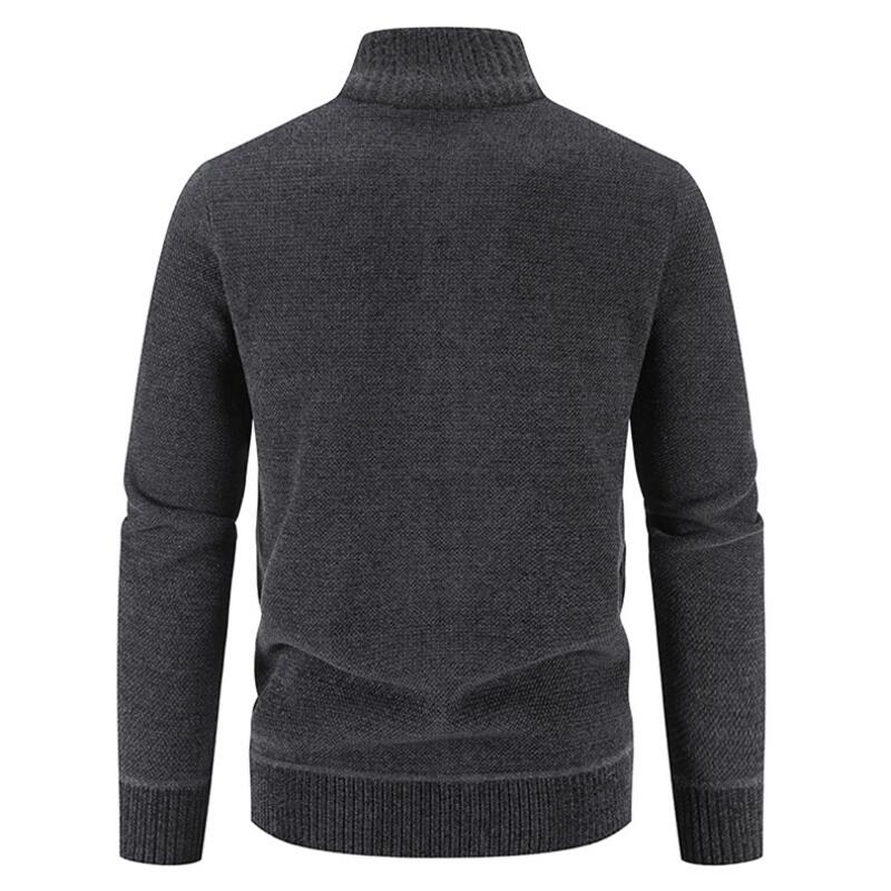 Patrick – herren-cardigan mit hohem kragen
