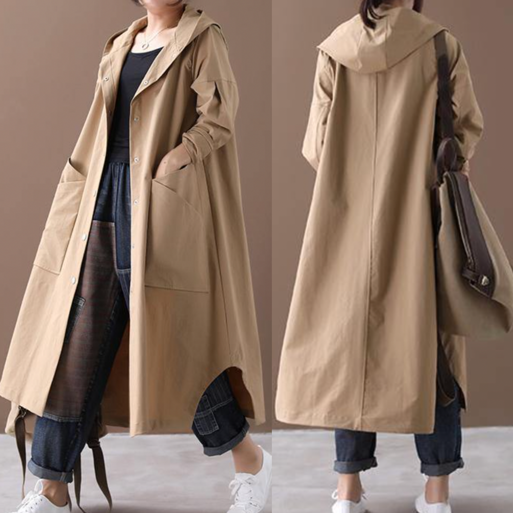 Millas - warme lange jacke für die herbst- und winterzeit