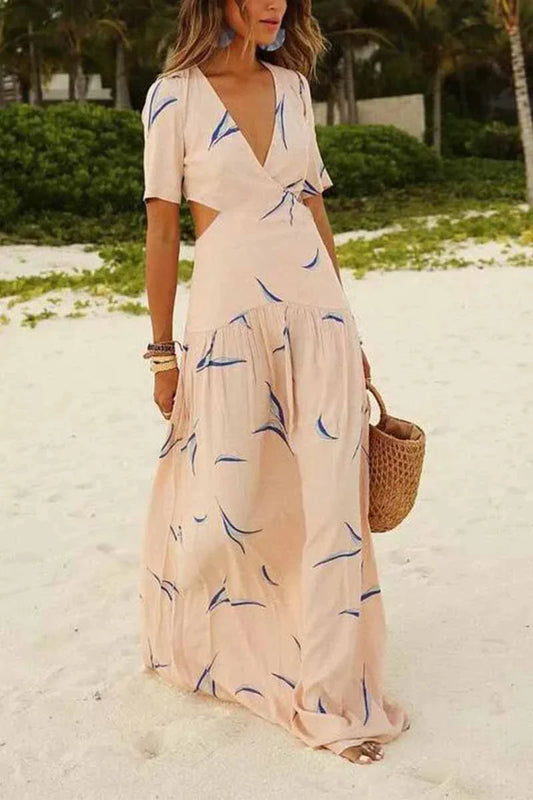 Jacky - stylisches langes sommer kleid für frauen