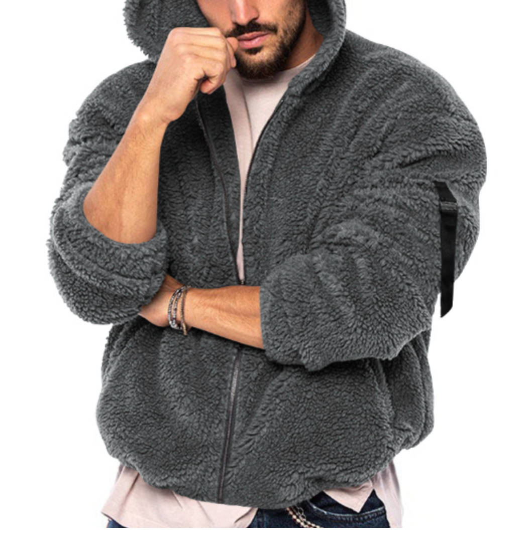 Varm Vinterfrakke Til Mænd | Teddy Jack Til Mænd | Fashion Fuzion