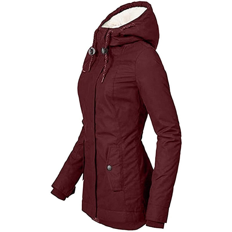 Sophiea - warme winterjacke für damen