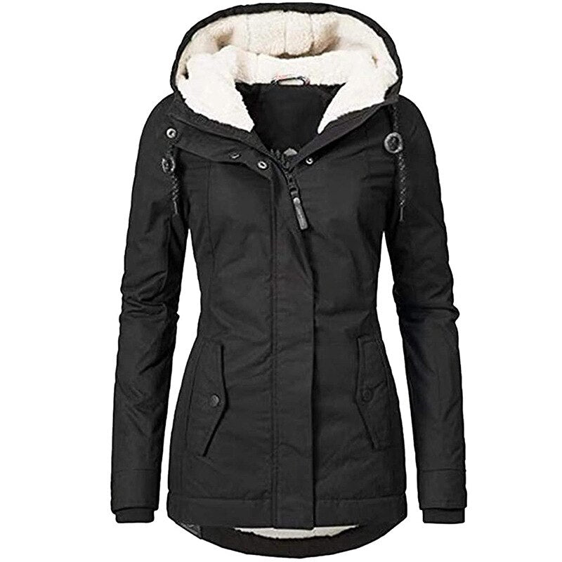 Sophiea - warme winterjacke für damen