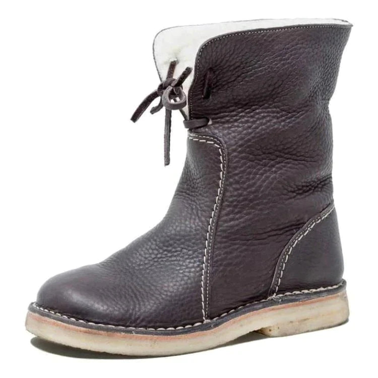 ALEXI - Stylische und bequeme Lederboots mit warmem Innenfutter