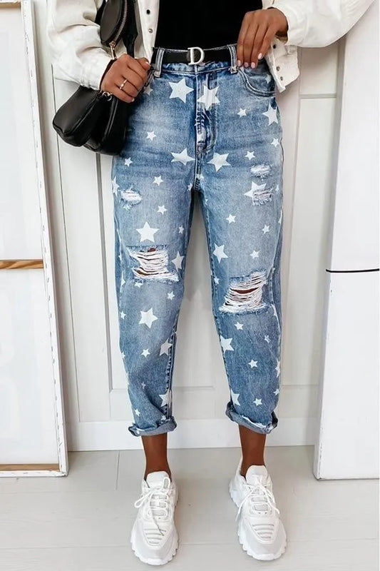 Ivy - die und komfortable hose mit stylischem muster
