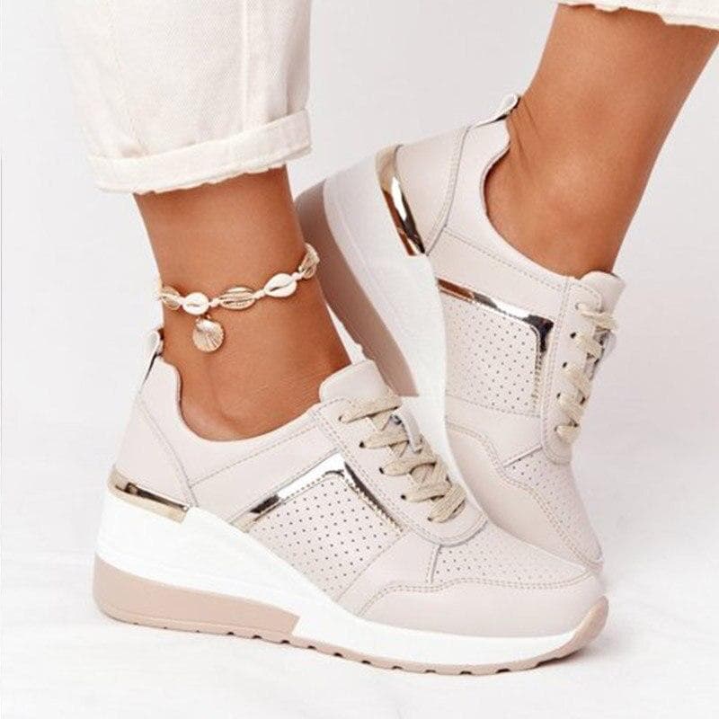 Ania - damen sneakers mit gedämpftem fußbett