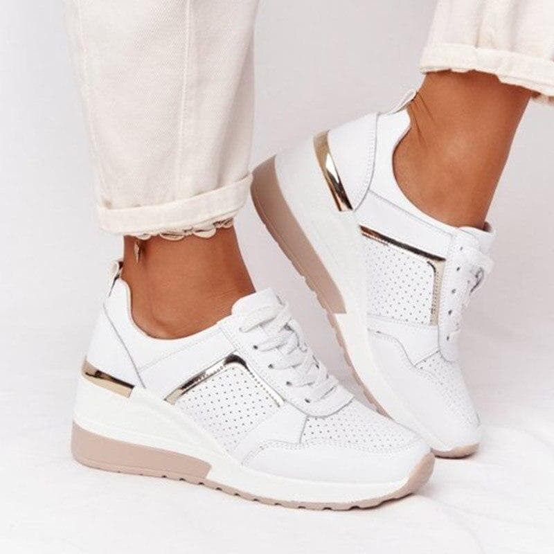 Ania - damen sneakers mit gedämpftem fußbett