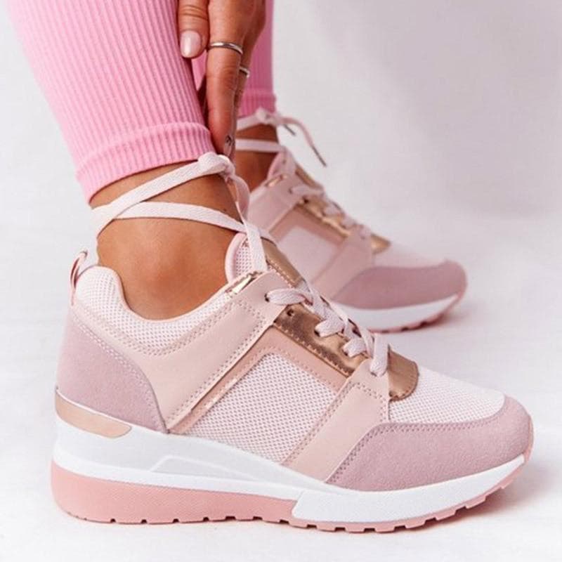 Ania - damen sneakers mit gedämpftem fußbett