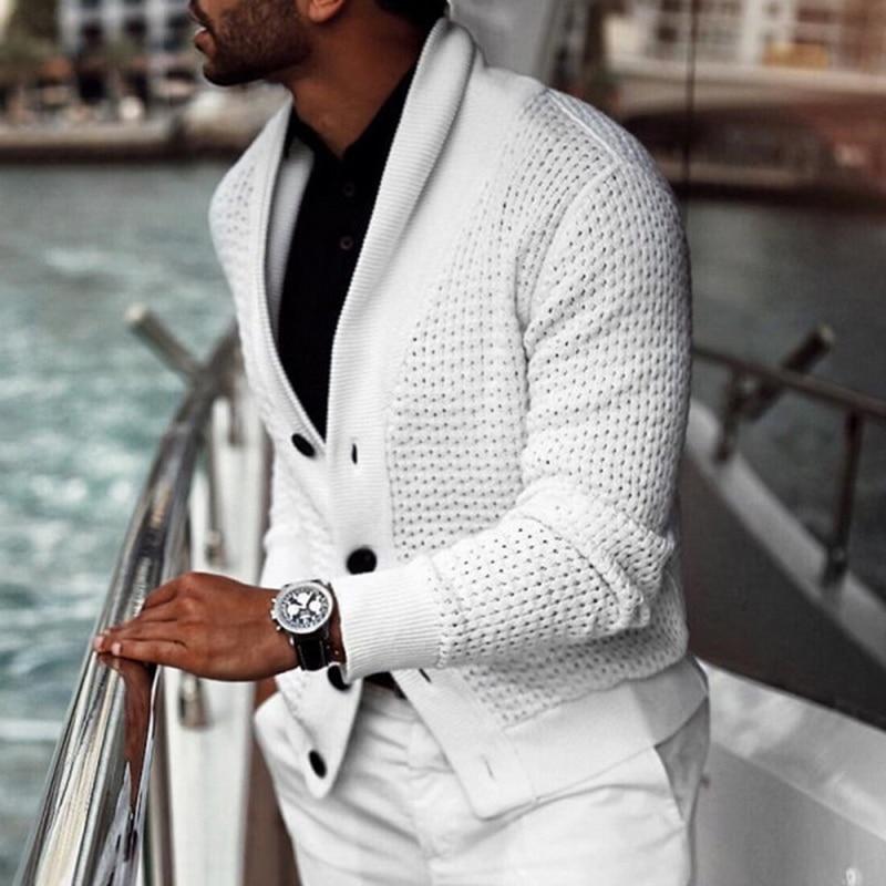Tobiasv- elegante und warme strickjacke