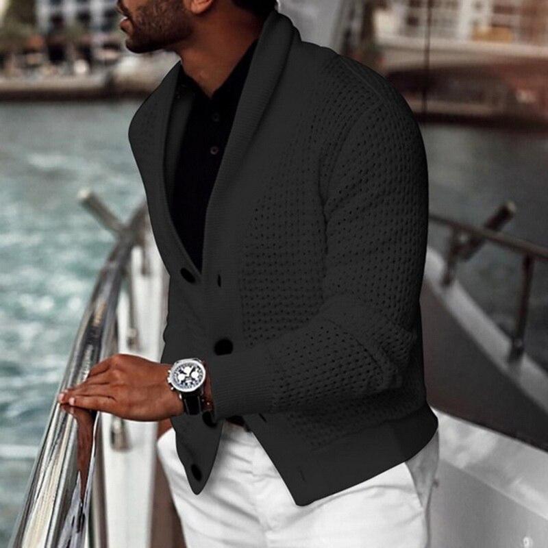 Tobiasv- elegante und warme strickjacke