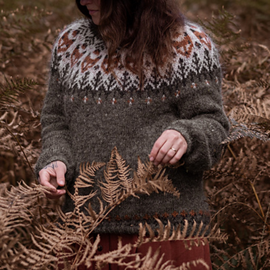Christopher – vintage isländischer alafosslopi-pullover