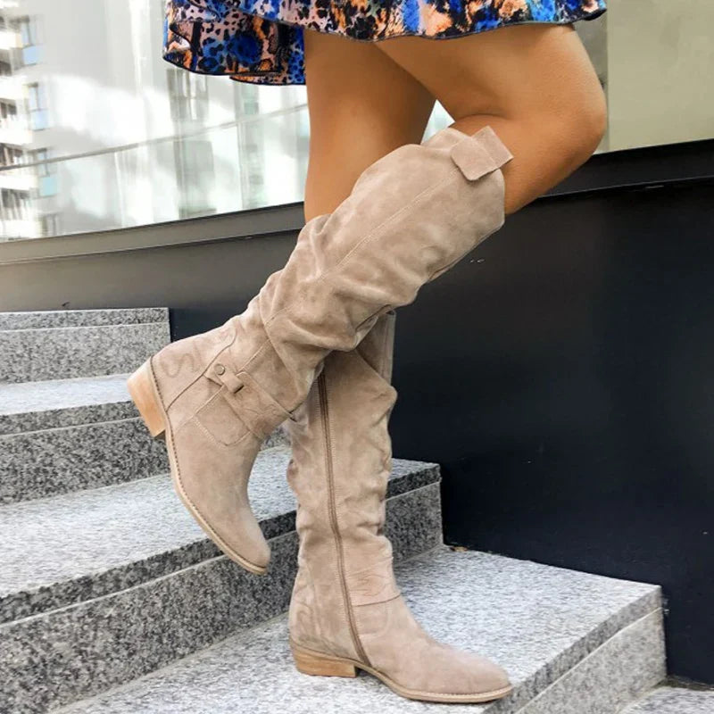 Ankenin | reißverschluss damenstiefel  winter