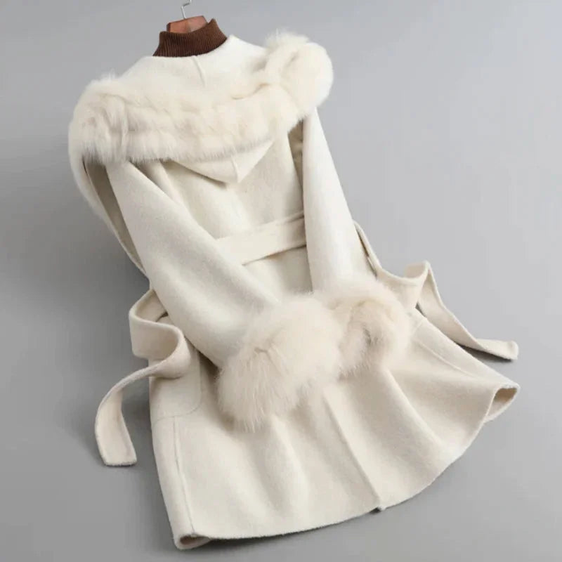 Jasmine – lange verträumte winterjacke