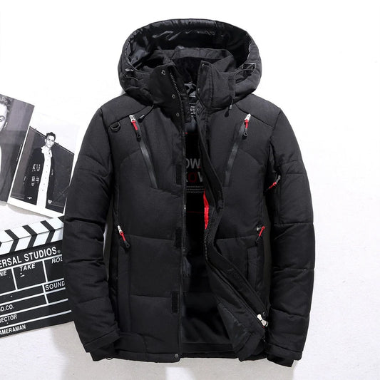 Brand – wattierte winterjacke mit kapuze
