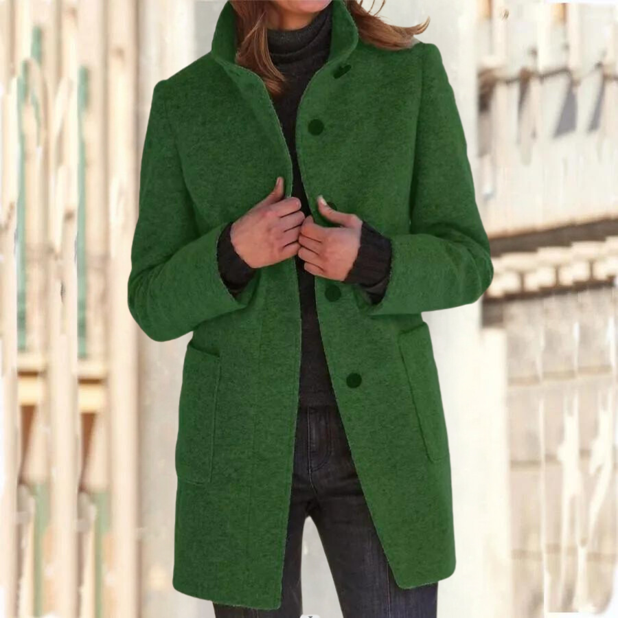 Elegante damenjacke mit stehkragen - Camille