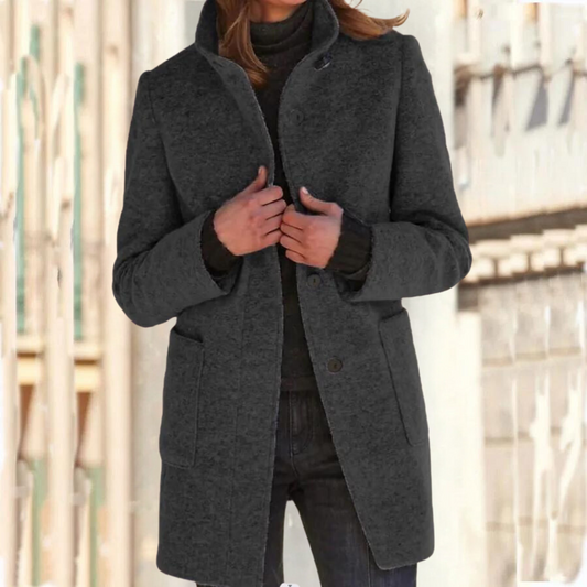 Elegante damenjacke mit stehkragen - Camille