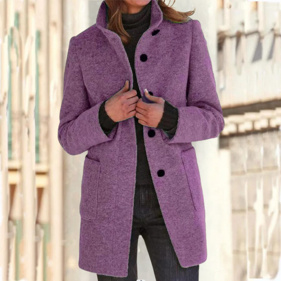 Elegante damenjacke mit stehkragen - Camille