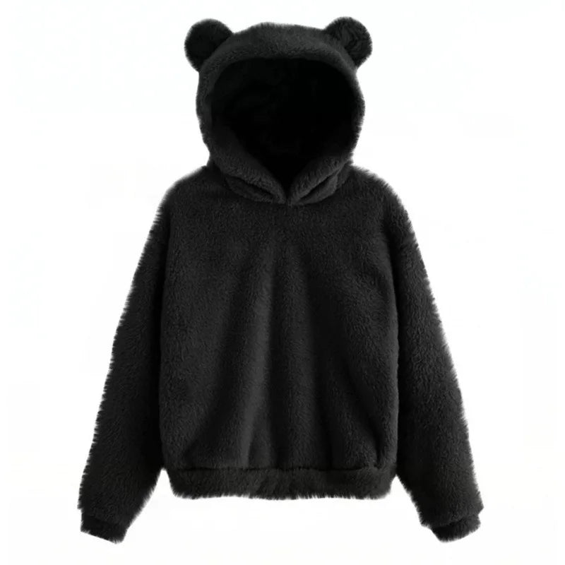 Stylischer bären-kapuzenpulli - Janelle
