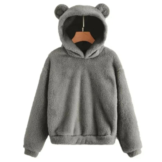 Stylischer bären-kapuzenpulli - Janelle