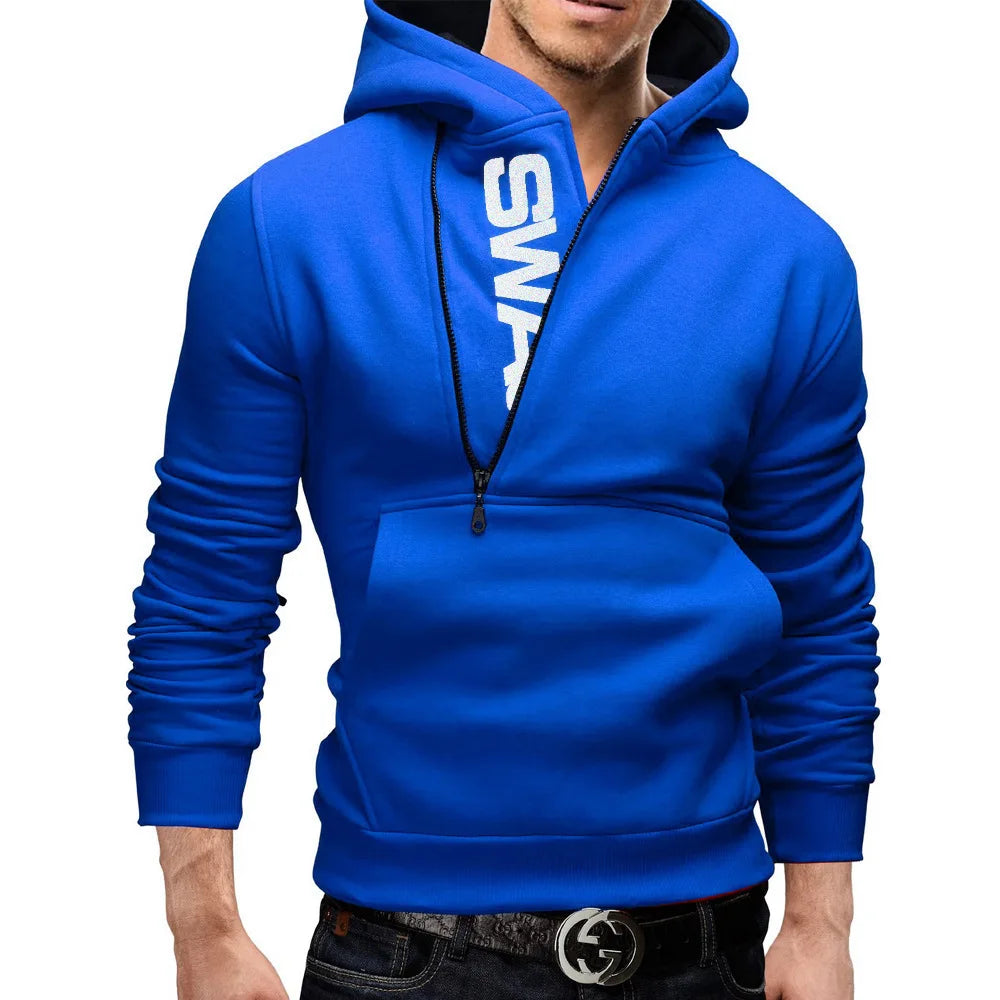 Stylischer kapuzenpulli mit seitlichem reißverschluss - Neil